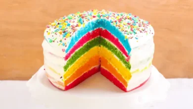 RAINBOW COOKIE CAKE